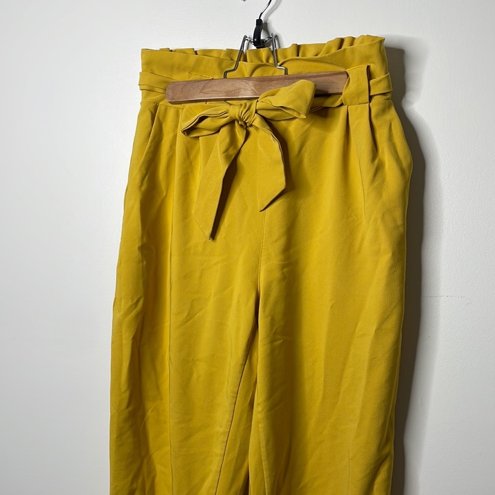 Women’s work pants mustard yellow